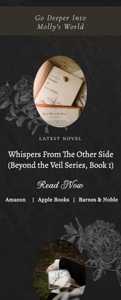 A gothic dark academia Showit website template mockup for authors, writers, and creatives — featuring a moody, bookish design perfect for romance and fantasy writers.